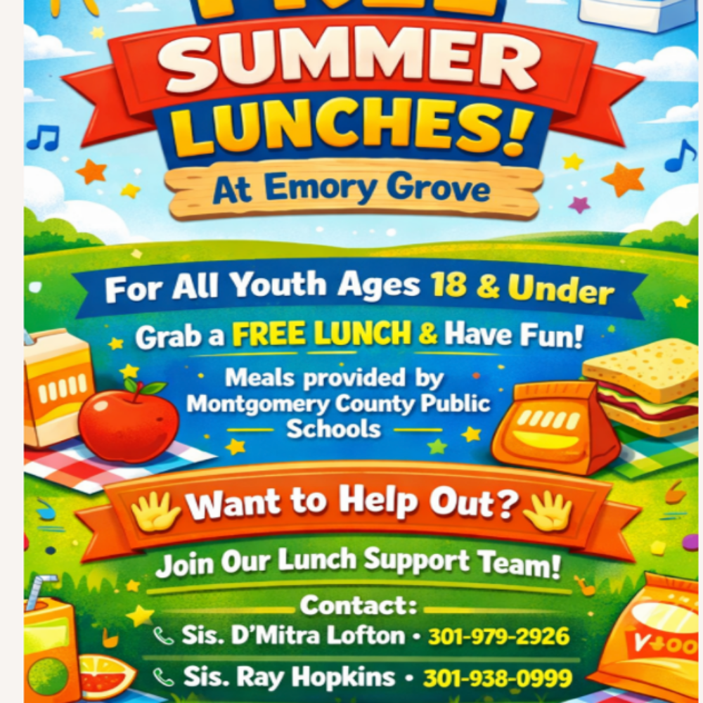 summer lunch flier